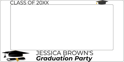 Custom Selfie Frame Graduation Party