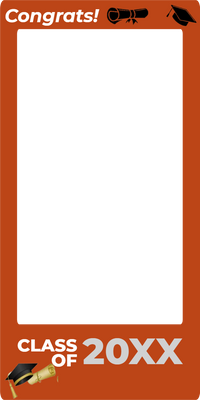 Custom Selfie Frame Class of 20XX