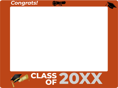 Custom Selfie Frame Class of 20XX