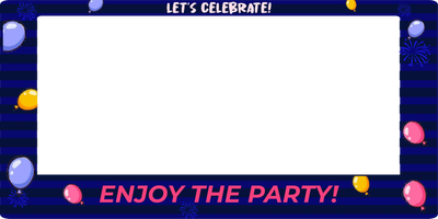 Custom Selfie Frame The Party