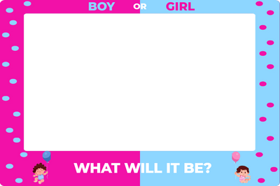 Custom Selfie Frame Boy or Girl