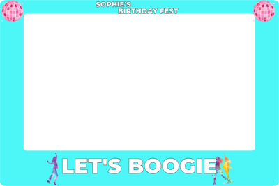 Custom Selfie Frame Birthday Fest