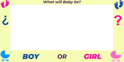 Custom Selfie Frame Boy or Girl
