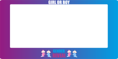 Custom Selfie Frame Girl or Boy