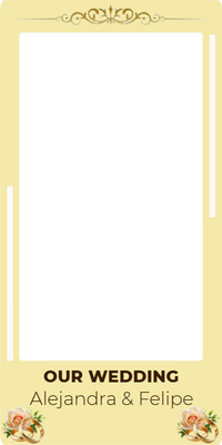 Custom Selfie Frame Our Wedding