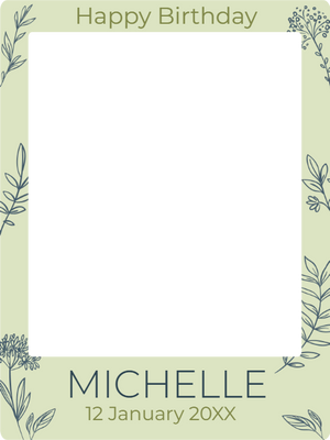 Custom Selfie Frame Michelle 2XX