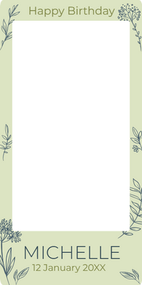 Custom Selfie Frame Michelle 2XX