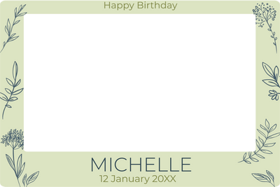 Custom Selfie Frame Michelle 2XX