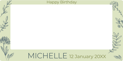 Custom Selfie Frame Michelle 2XX