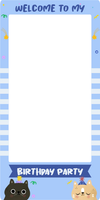 Custom Selfie Frame  Welcome To My