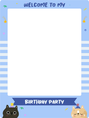 Custom Selfie Frame  Welcome To My