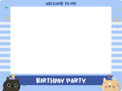 Custom Selfie Frame  Welcome To My