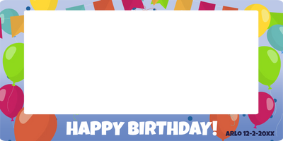 Custom Selfie Frame Happy Birthday 2XX