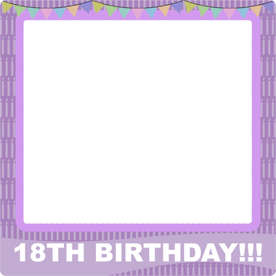 Custom Selfie Frame 18Th Birthday