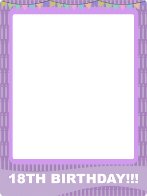 Custom Selfie Frame 18Th Birthday