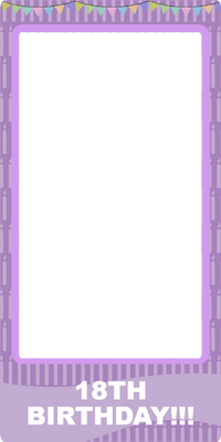 Custom Selfie Frame 18Th Birthday