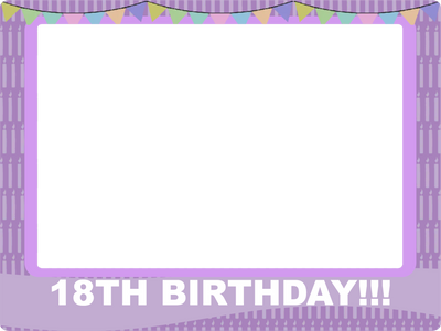 Custom Selfie Frame 18Th Birthday