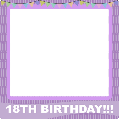 Custom Selfie Frame 18Th Birthday