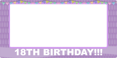Custom Selfie Frame 18Th Birthday