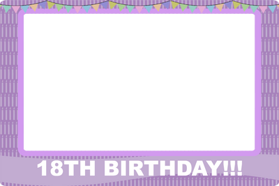 Custom Selfie Frame 18Th Birthday