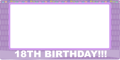 Custom Selfie Frame 18Th Birthday