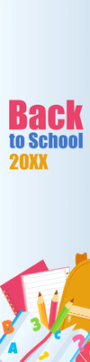 Custom Outdoor Yard Signs Multiple Sizes Back at School