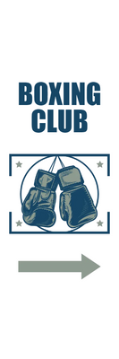 Custom Outdoor Yard Signs Multiple Sizes Boxing Club