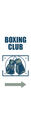 Custom Outdoor Yard Signs Multiple Sizes Boxing Club
