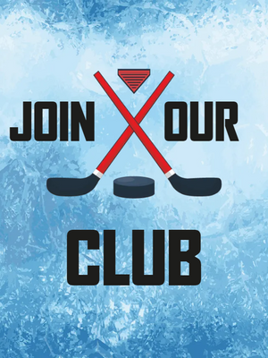 Custom Outdoor Yard Signs Multiple Sizes Join Our Club Ice Hockey