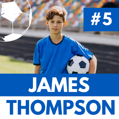 Custom Outdoor Yard Signs Multiple Sizes Athlete Name Number 1