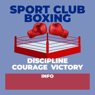 Custom Outdoor Yard Signs Multiple Sizes Sports Club Boxing