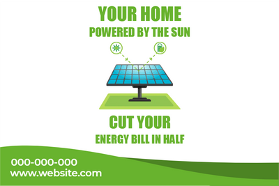 Custom Outdoor Yard Signs Multiple Sizes Cut Your Energy Bill in Half