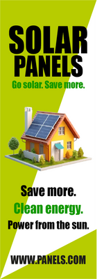 Custom Outdoor Yard Signs Multiple Sizes Go solar Save More