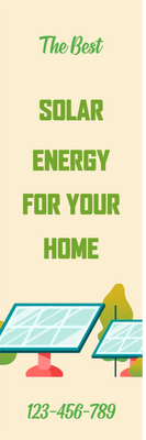 Custom Outdoor Yard Signs Multiple Sizes The Best Solar Energy For Your Home