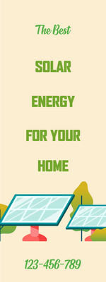 Custom Outdoor Yard Signs Multiple Sizes The Best Solar Energy For Your Home