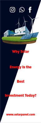 Custom Outdoor Yard Signs Multiple Sizes Solar Energy is the Best Investment