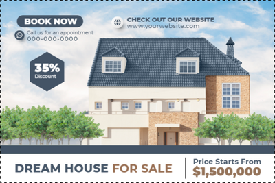 Custom Outdoor Yard Signs Multiple Sizes Dream House