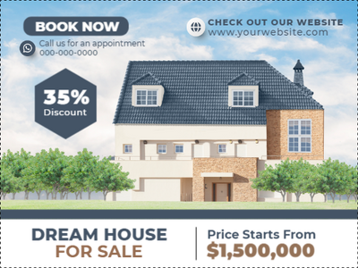 Custom Outdoor Yard Signs Multiple Sizes Dream House