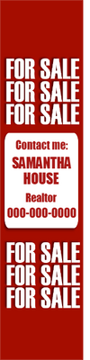 Custom Outdoor Yard Signs Multiple Sizes Agent Name