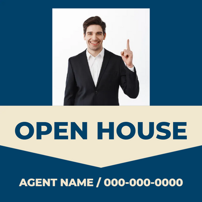 Custom Outdoor Yard Signs Multiple Sizes Open House