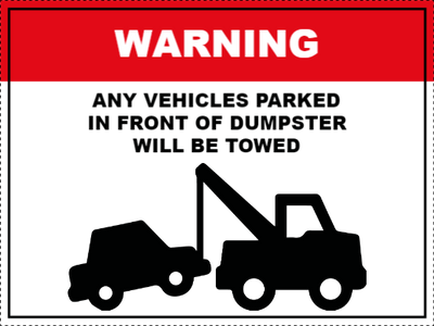 Custom Outdoor Yard Signs Multiple Sizes Warning