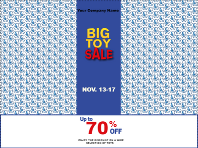 Custom Outdoor Yard Signs Multiple Sizes  Big Toy Sale