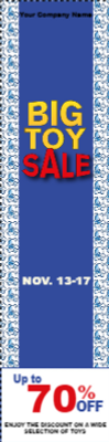 Custom Outdoor Yard Signs Multiple Sizes  Big Toy Sale