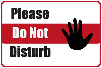 Custom Outdoor Yard Signs Multiple Sizes Do Not Disturb