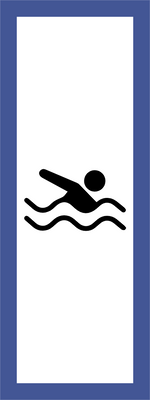 Custom Outdoor Yard Signs Multiple Sizes Swimming Pool