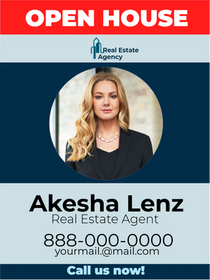 Custom Outdoor Yard Signs Multiple Sizes Real Estate Agent