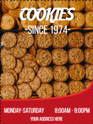 Custom Outdoor Yard Signs Multiple Sizes Cookies Since 1974`