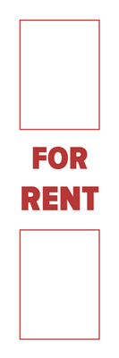 Custom Outdoor Yard Signs Multiple Sizes For Rent