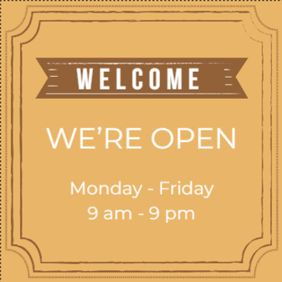 Custom Outdoor Yard Signs Multiple Sizes We Are Open