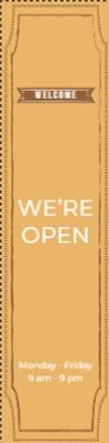 Custom Outdoor Yard Signs Multiple Sizes We Are Open